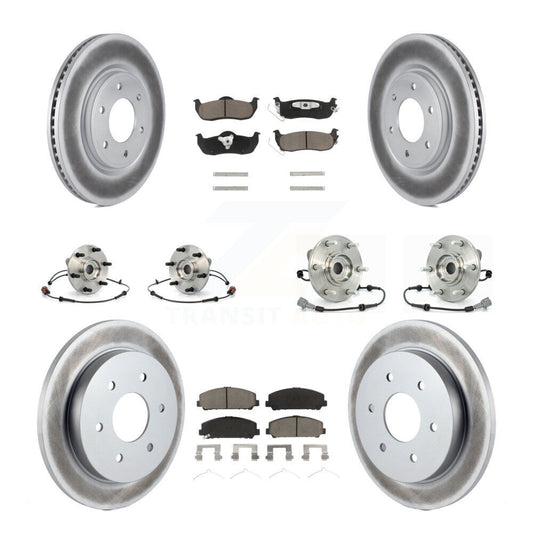 [Avant + Arrière] Kit d'ensemble roulement de roue et moyeu pour Nissan Armada INFINITI QX56 KBB-120946