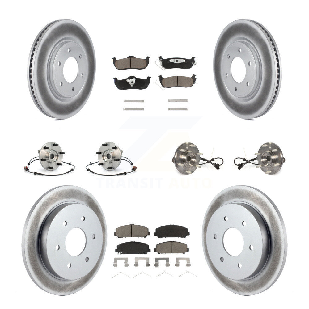 [Avant + Arrière] Kit d'ensemble roulement de roue et moyeu pour 2012 Nissan Armada 4WD From 12 11 KBB-120947