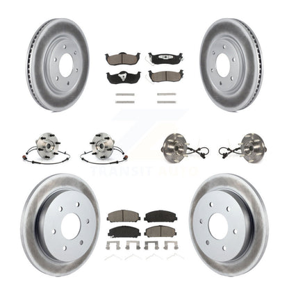 [Avant + Arrière] Kit d'ensemble roulement de roue et moyeu pour 2012 Nissan Armada 4WD From 12 11 KBB-120947