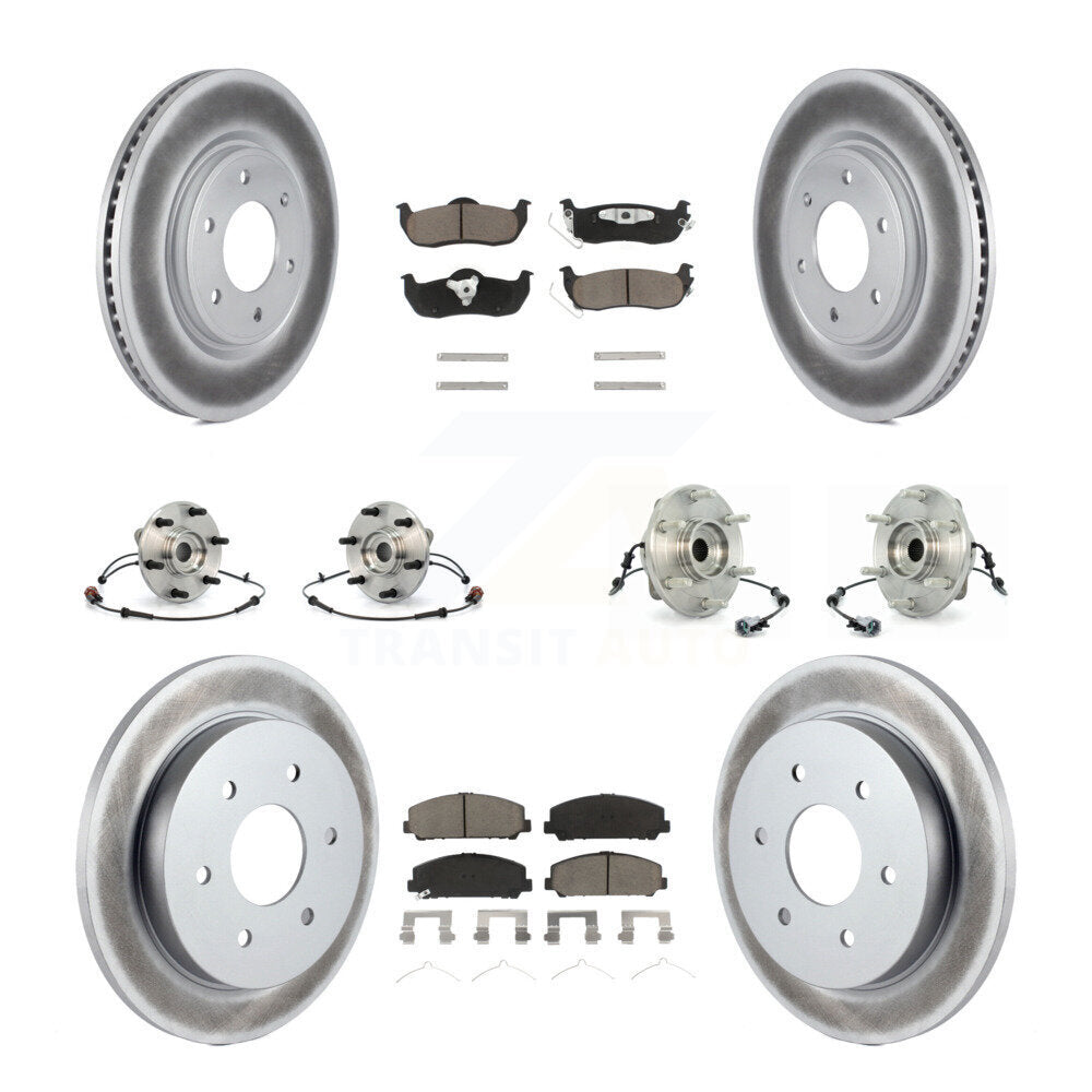 [Avant + Arrière] Kit d'ensemble roulement de roue et moyeu pour 2007 INFINITI QX56 From 04 07 KBB-120948