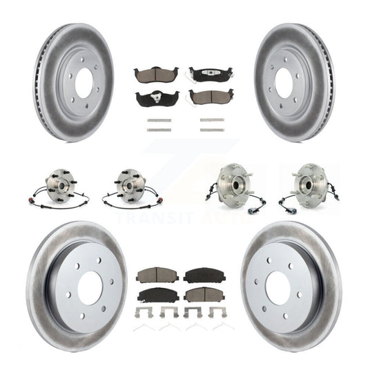 [Avant + Arrière] Kit d'ensemble roulement de roue et moyeu pour 2007 INFINITI QX56 From 04 07 KBB-120948
