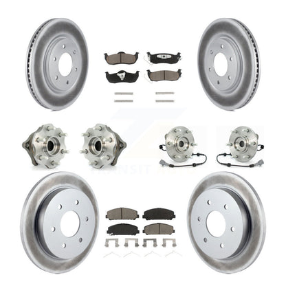 [Avant + Arrière] Kit d'ensemble roulement de roue et moyeu pour 2008 Nissan Armada AWD 4WD avec Internal ABS KBB-120949