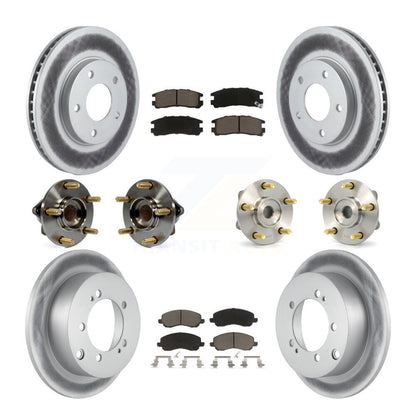 [Avant + Arrière] Kit d'ensemble roulement de roue et moyeu pour 2005 Mitsubishi Eclipse rear brakes avec 4-Wheel ABS KBB-120950