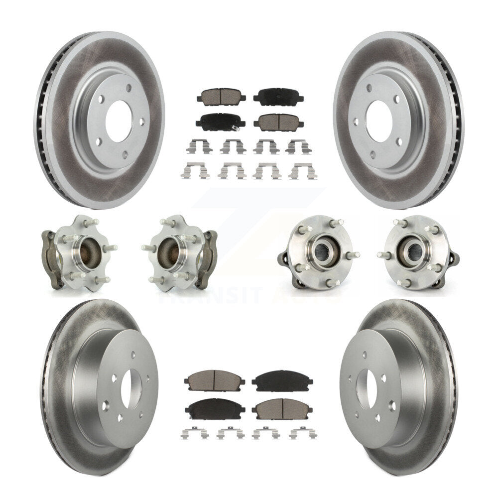 [Avant + Arrière] Kit d'ensemble roulement de roue et moyeu pour 2004-2009 Nissan Quest KBB-120957