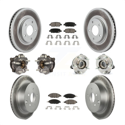 [Avant + Arrière] Kit d'ensemble roulement de roue et moyeu pour 2016 Nissan Pathfinder 4WD From 11 15 KBB-120958 par Transit Auto