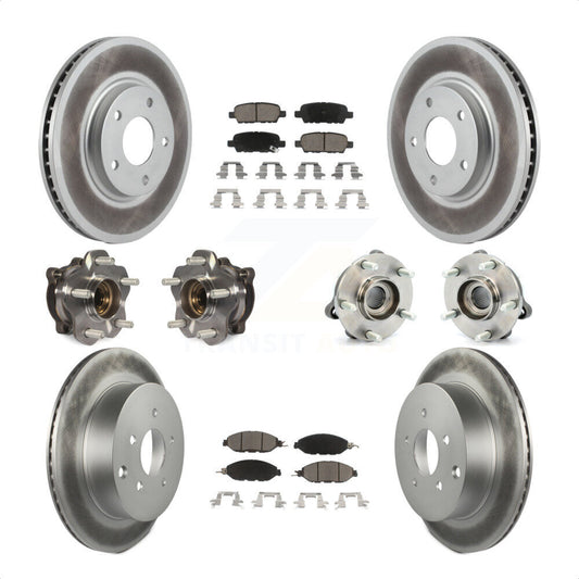 [Avant + Arrière] Kit d'ensemble roulement de roue et moyeu pour 2016 Nissan Pathfinder 4WD From 11 15 KBB-120958 par Transit Auto
