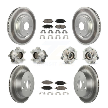 [Avant + Arrière] Kit d'ensemble roulement de roue et moyeu pour Nissan Pathfinder Murano INFINITI QX60 JX35 FWD KBB-120961