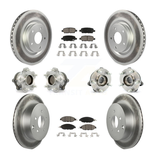 [Avant + Arrière] Kit d'ensemble roulement de roue et moyeu pour Nissan Pathfinder Murano INFINITI QX60 JX35 FWD KBB-120961