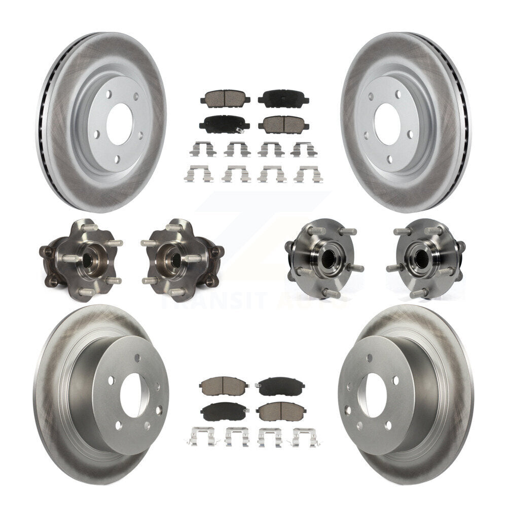 [Avant + Arrière] Kit d'ensemble roulement de roue et moyeu pour Nissan Juke KBB-120962