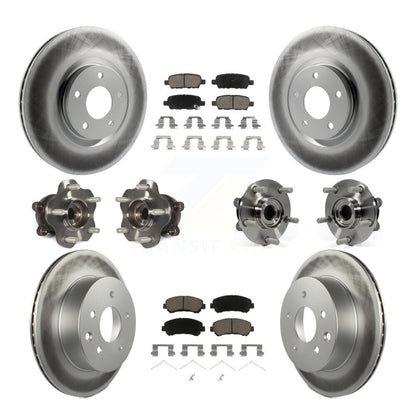 [Avant + Arrière] Kit d'ensemble roulement de roue et moyeu pour Nissan Juke KBB-120963
