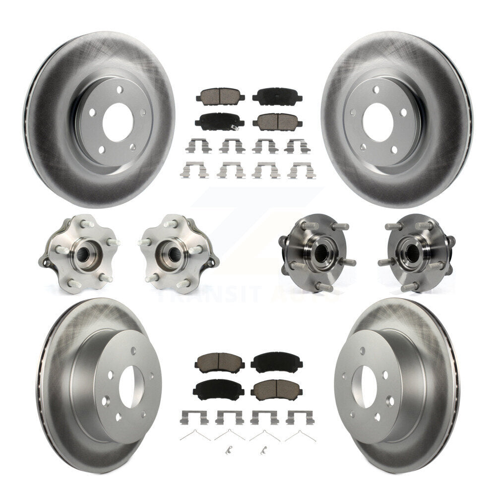 [Avant + Arrière] Kit d'ensemble roulement de roue et moyeu pour 2014 Nissan Juke Nismo RS avec AWD To 04 14 KBB-120965