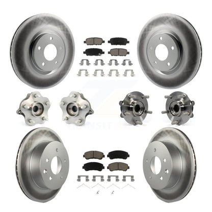 [Avant + Arrière] Kit d'ensemble roulement de roue et moyeu pour 2014 Nissan Juke Nismo RS avec AWD To 04 14 KBB-120965