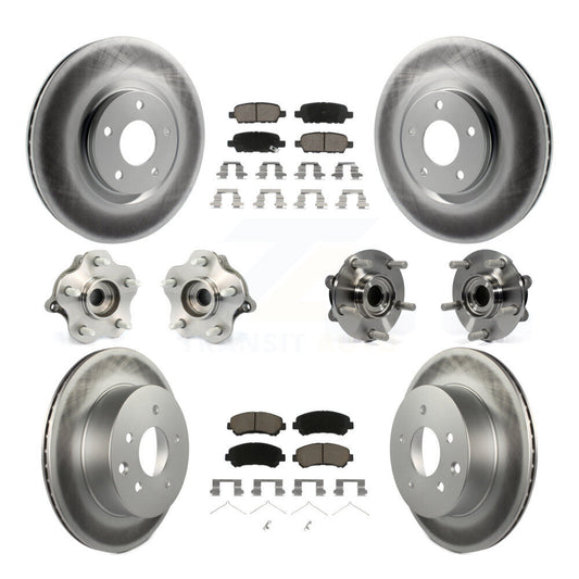 [Avant + Arrière] Kit d'ensemble roulement de roue et moyeu pour 2014 Nissan Juke Nismo RS avec AWD To 04 14 KBB-120965