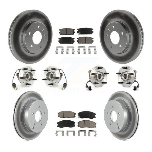 [Avant + Arrière] Kit d'ensemble roulement de roue et moyeu pour Chevrolet Equinox Saturn Vue Captiva Sport Pontiac Torrent Suzuki XL-7 KBB-120966