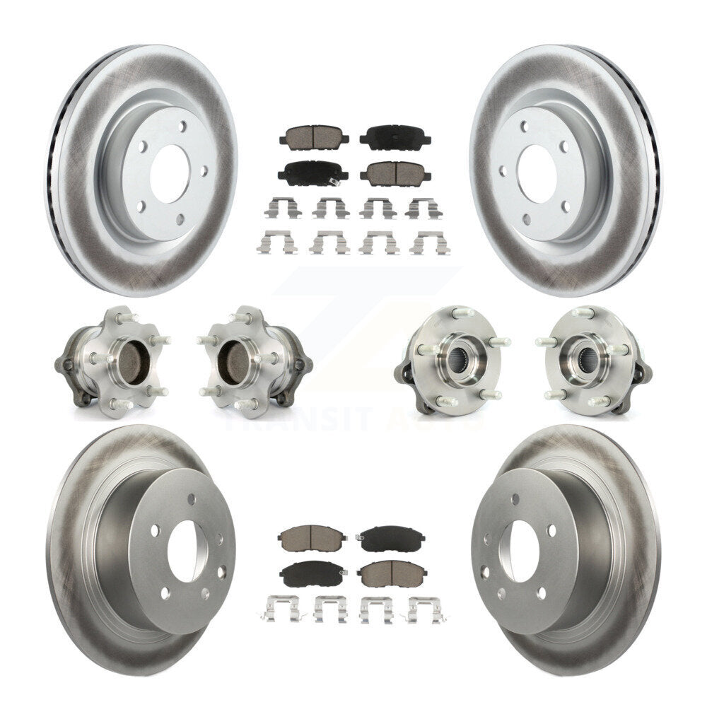[Avant + Arrière] Kit d'ensemble roulement de roue et moyeu pour Nissan Altima KBB-120968