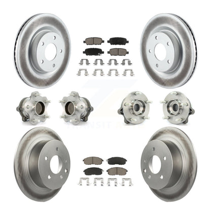 [Avant + Arrière] Kit d'ensemble roulement de roue et moyeu pour Nissan Altima KBB-120968