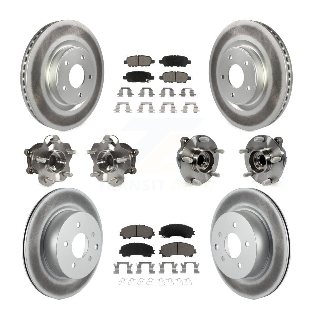 [Avant + Arrière] Kit d'ensemble roulement de roue et moyeu pour 2016-2017 INFINITI QX50 RWD KBB-120972