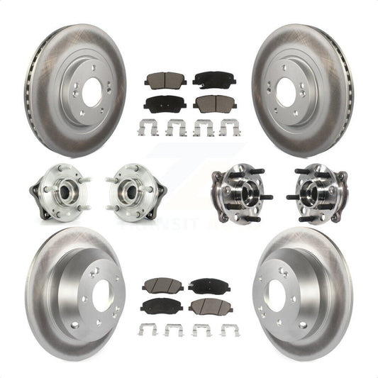 [Avant + Arrière] Kit d'ensemble roulement de roue et moyeu pour Hyundai Santa Fe XL AWD avec 3.3L KBB-120980 par Transit Auto