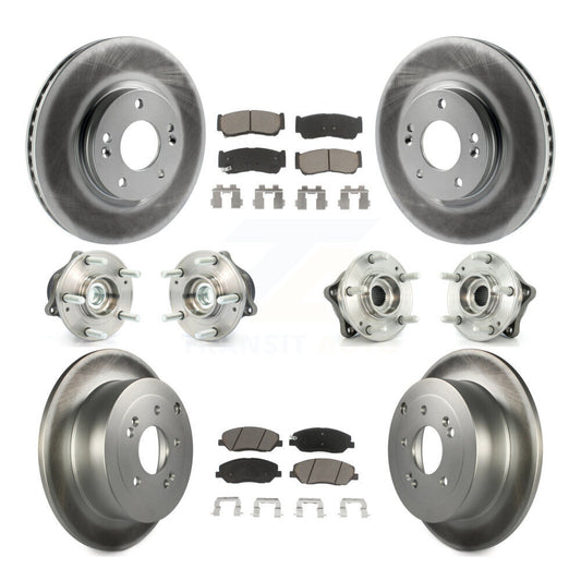 [Avant + Arrière] Kit d'ensemble roulement de roue et moyeu pour 2007-2009 Hyundai Santa Fe FWD KBB-120991