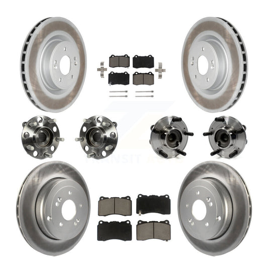 [Avant + Arrière] Kit d'ensemble roulement de roue et moyeu pour Hyundai Genesis Coupe KBB-120993