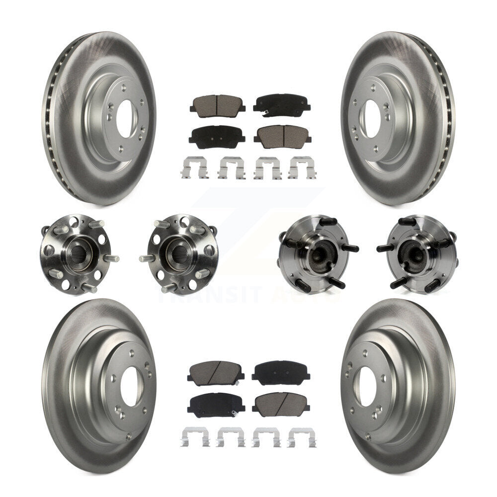 [Avant + Arrière] Kit d'ensemble roulement de roue et moyeu pour Hyundai Genesis Coupe KBB-120994