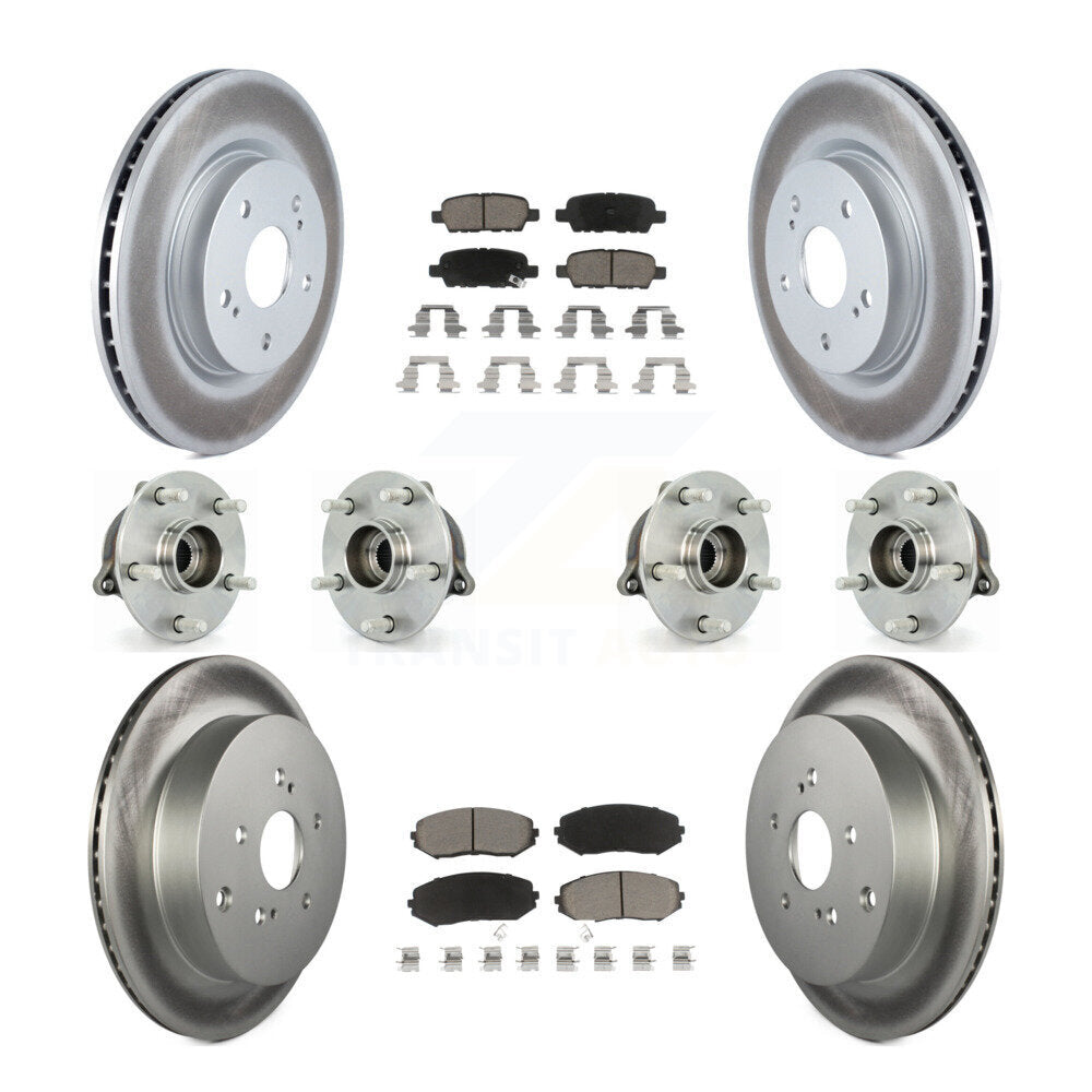 [Avant + Arrière] Kit d'ensemble roulement de roue et moyeu pour 2009-2013 Suzuki Grand Vitara KBB-121000