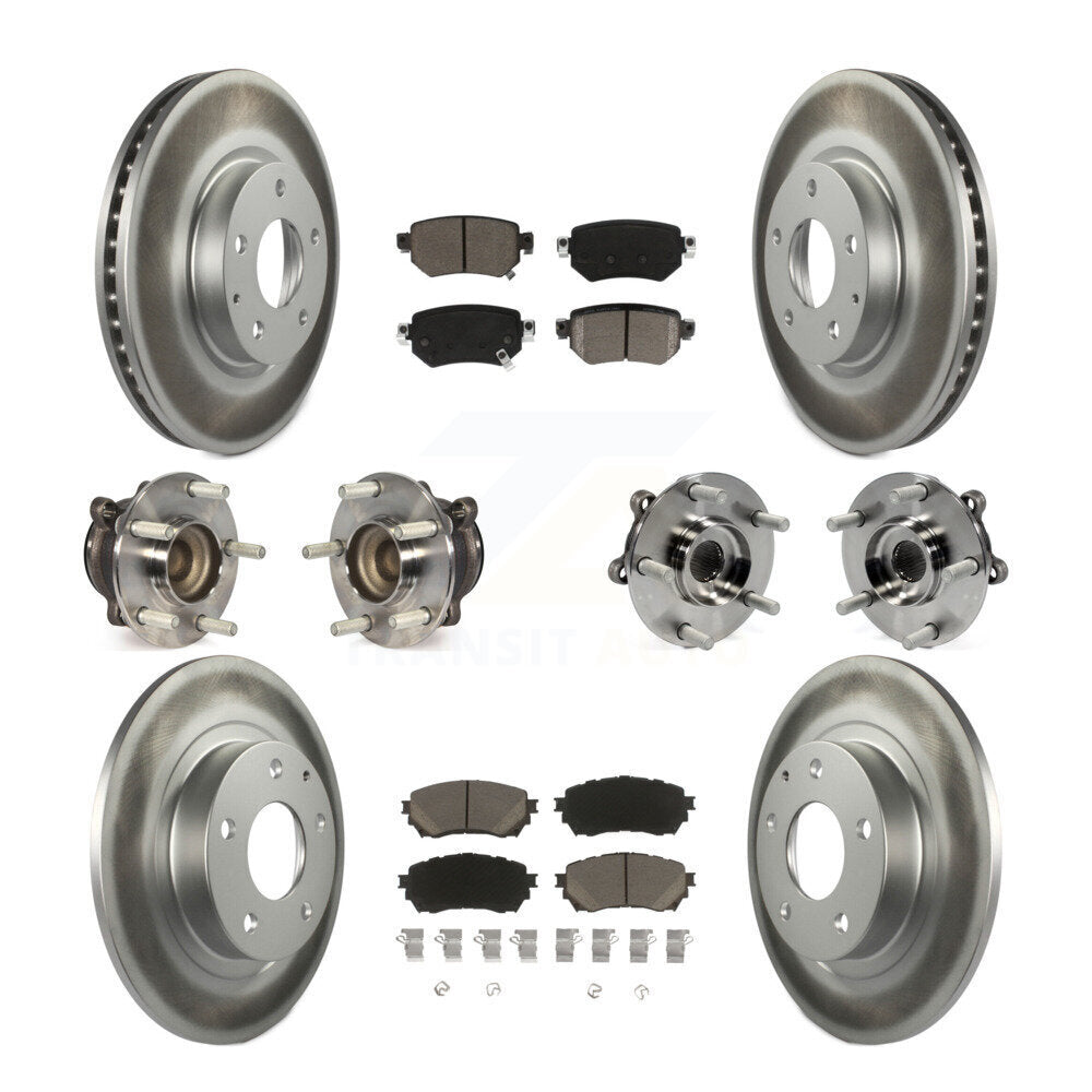 [Avant + Arrière] Kit d'ensemble roulement de roue et moyeu pour 2016-2018 Mazda 6 KBB-121003