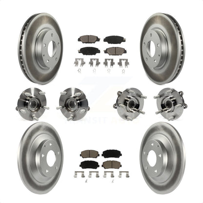 [Avant + Arrière] Kit d'ensemble roulement de roue et moyeu pour 2015 Mazda CX-5 AWD avec Electric Parking KBB-121005 par Transit Auto