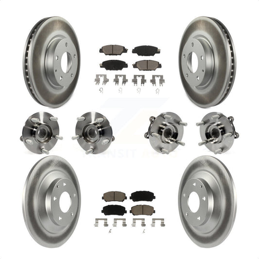 [Avant + Arrière] Kit d'ensemble roulement de roue et moyeu pour 2015 Mazda CX-5 AWD avec Electric Parking KBB-121005 par Transit Auto