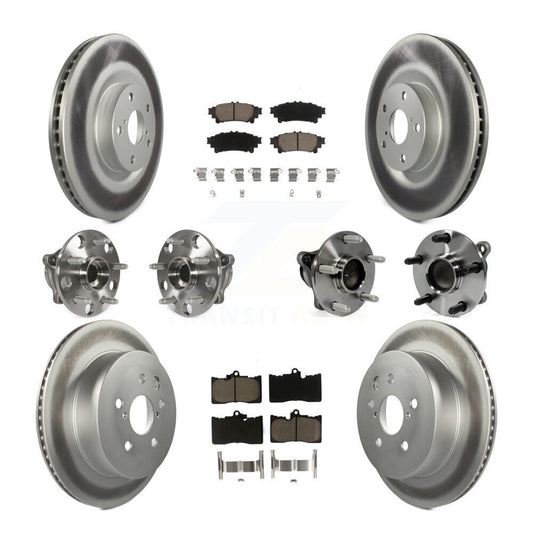 [Avant + Arrière] Kit d'ensemble roulement de roue et moyeu pour 2014-2015 Lexus IS350 C F Sport KBB-121011