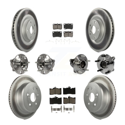 [Avant + Arrière] Kit d'ensemble roulement de roue et moyeu pour Lexus IS350 GS350 GS450h GS460 KBB-121013