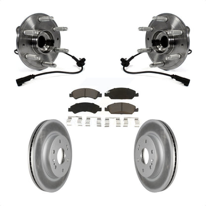 [Avant] Kit d'ensemble roulement de roue et moyeu pour 2019 Chevrolet Silverado 1500 LD 4WD 4 Piston Caliper KBB-121065 par Transit Auto