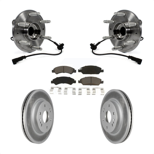 [Avant] Kit d'ensemble roulement de roue et moyeu pour 2019 Chevrolet Silverado 1500 LD 4WD 4 Piston Caliper KBB-121065 par Transit Auto