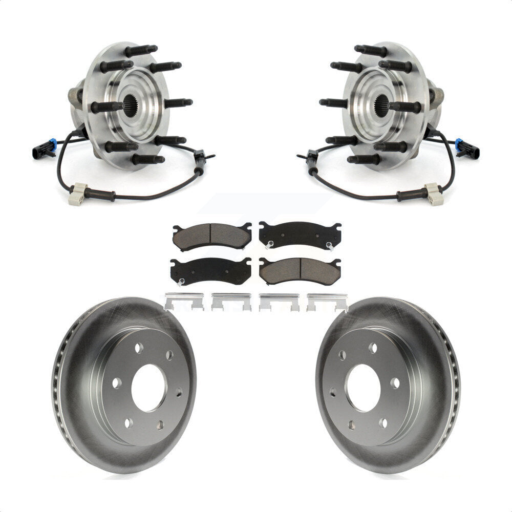 [Avant] Kit d'ensemble roulement de roue et moyeu pour Chevrolet Silverado 1500 GMC Sierra Classic 8 Lug Wheels KBB-121254