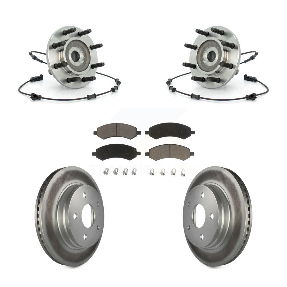 [Avant] Kit d'ensemble roulement de roue et moyeu pour 2007-2008 Dodge Ram 1500 Standard Cab Pickup Crew 8 Lug Wheels KBB-121283
