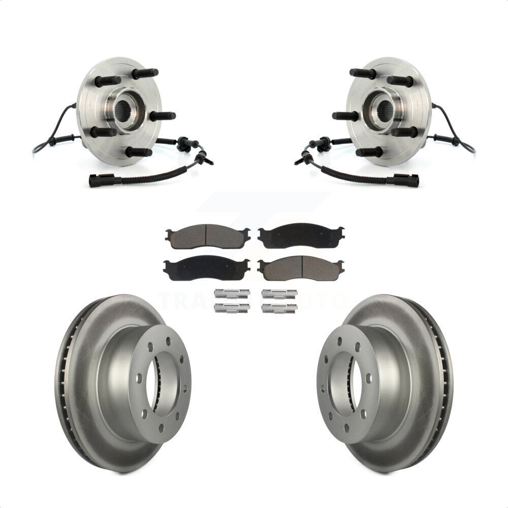 [Avant] Kit d'ensemble roulement de roue et moyeu pour 2007-2008 Dodge Ram 1500 Extended Crew Cab Pickup avec 4-Wheel ABS 5 Lug Wheels KBB-121284