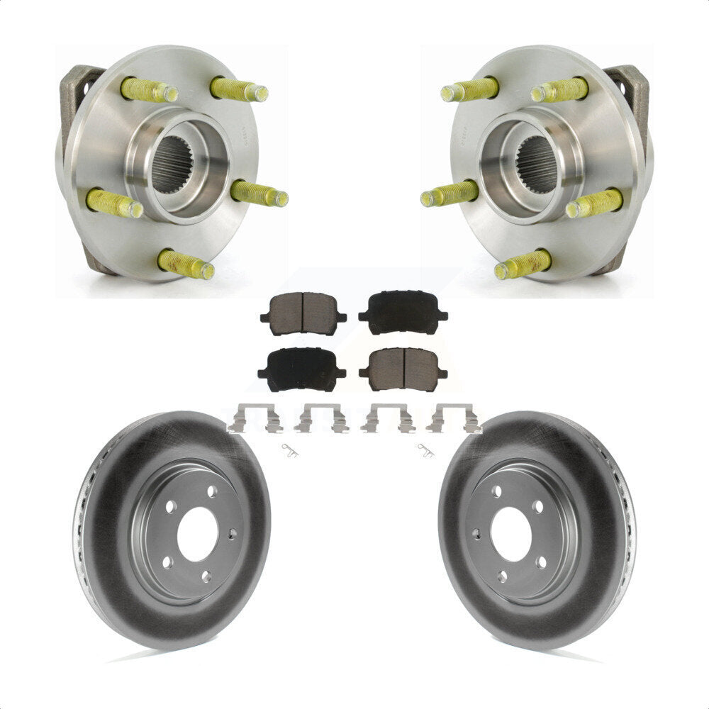 [Avant] Kit d'ensemble roulement de roue et moyeu pour 2006-2007 Pontiac G6 Non-ABS 296mm Diameter Rotor KBB-121301