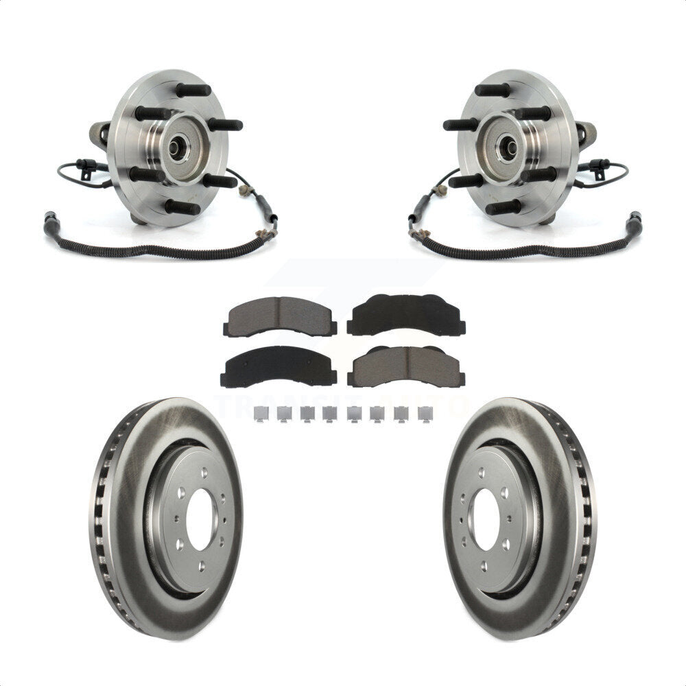 [Avant] Kit d'ensemble roulement de roue et moyeu pour 2010 Ford F-150 FX4 Platinum STX XL XLT King Ranch Lariat avec 4WD 6 Lug Wheels KBB-121320