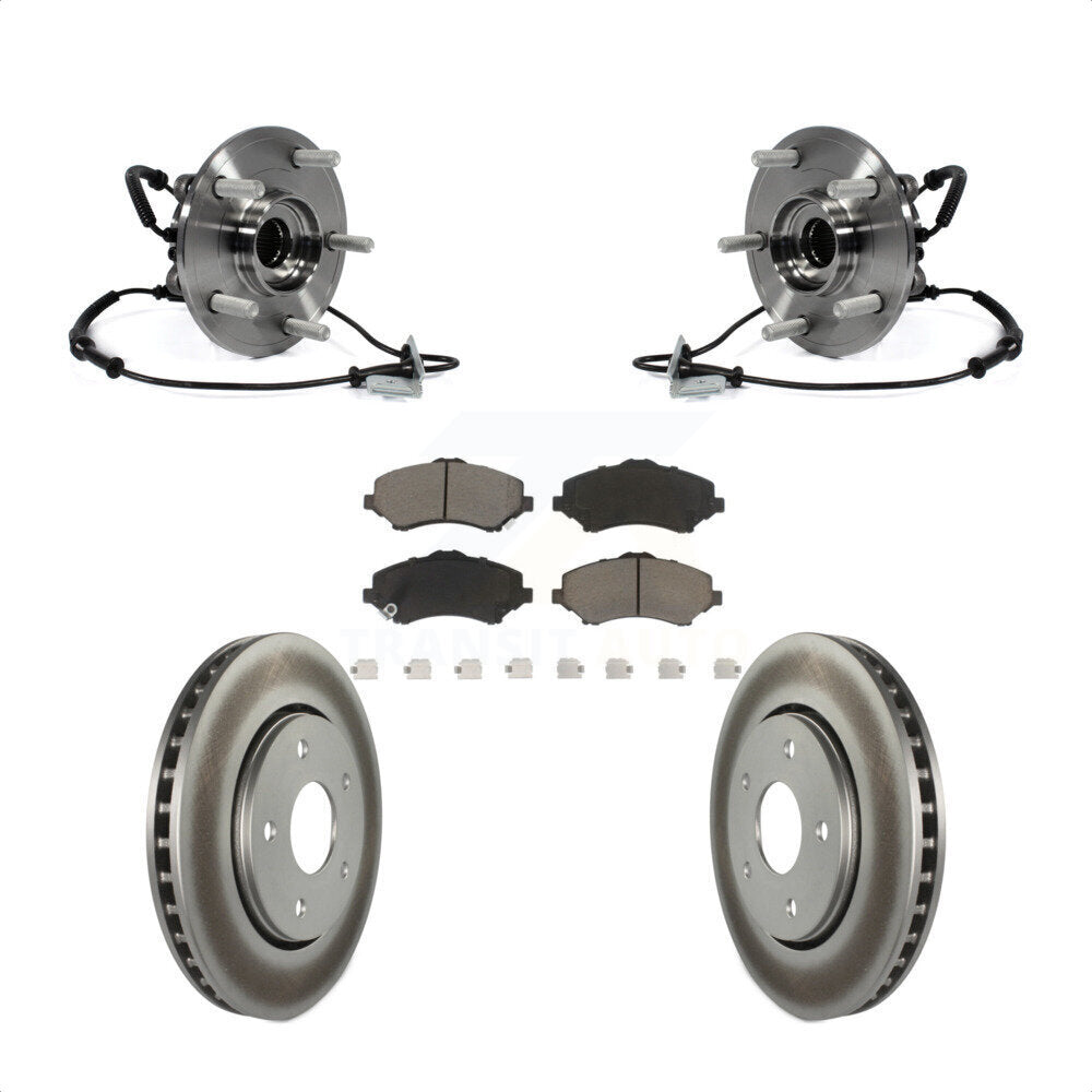 [Avant] Kit d'ensemble roulement de roue et moyeu pour Dodge Grand Caravan Chrysler Town & Country Ram C/V Volkswagen Routan avec Single Piston Caliper KBB-121344 par Transit Auto