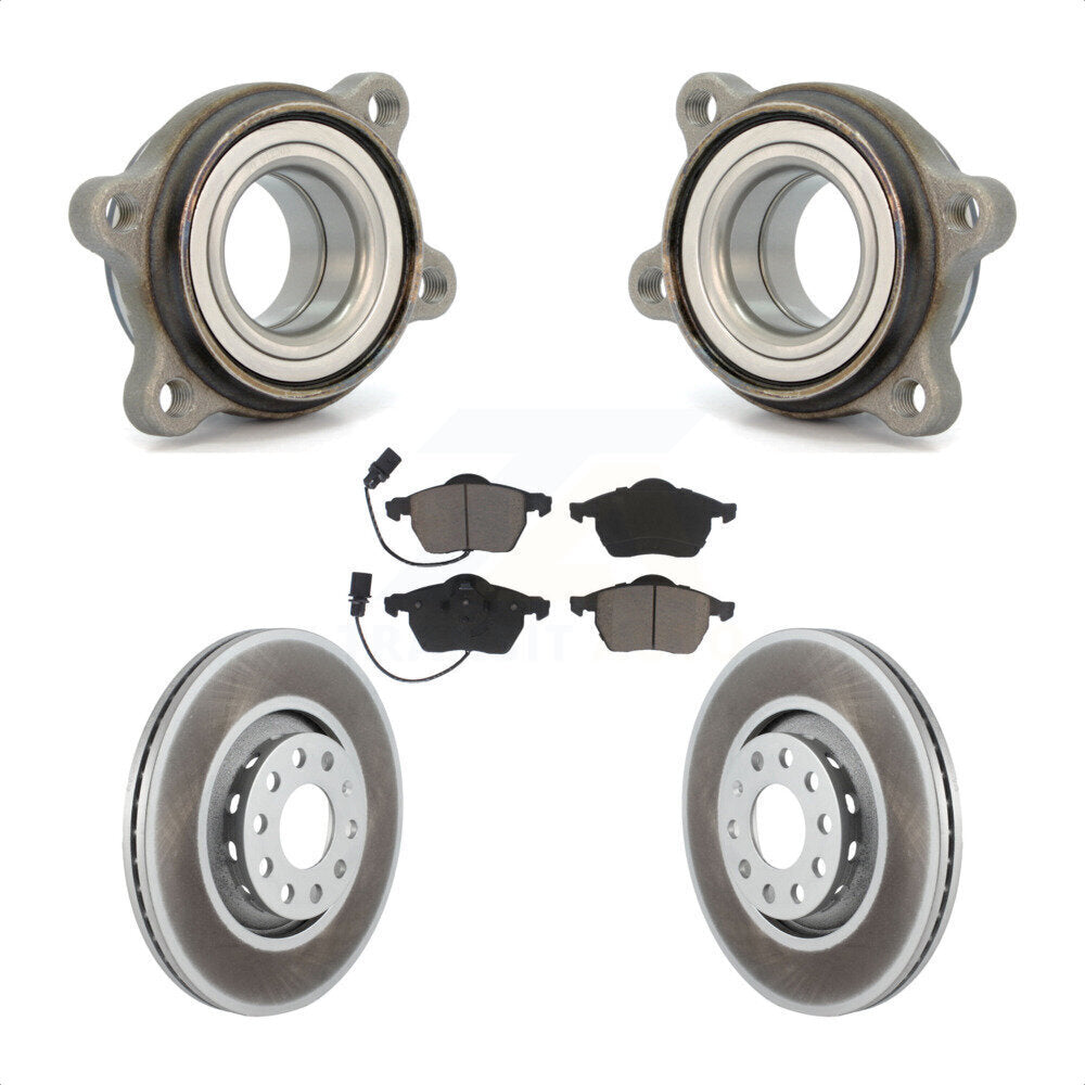 [Avant] Kit d'ensemble roulement de roue et moyeu pour Audi A4 Quattro A6 S4 S6 312mm Diameter Rotor KBB-121377 par Transit Auto