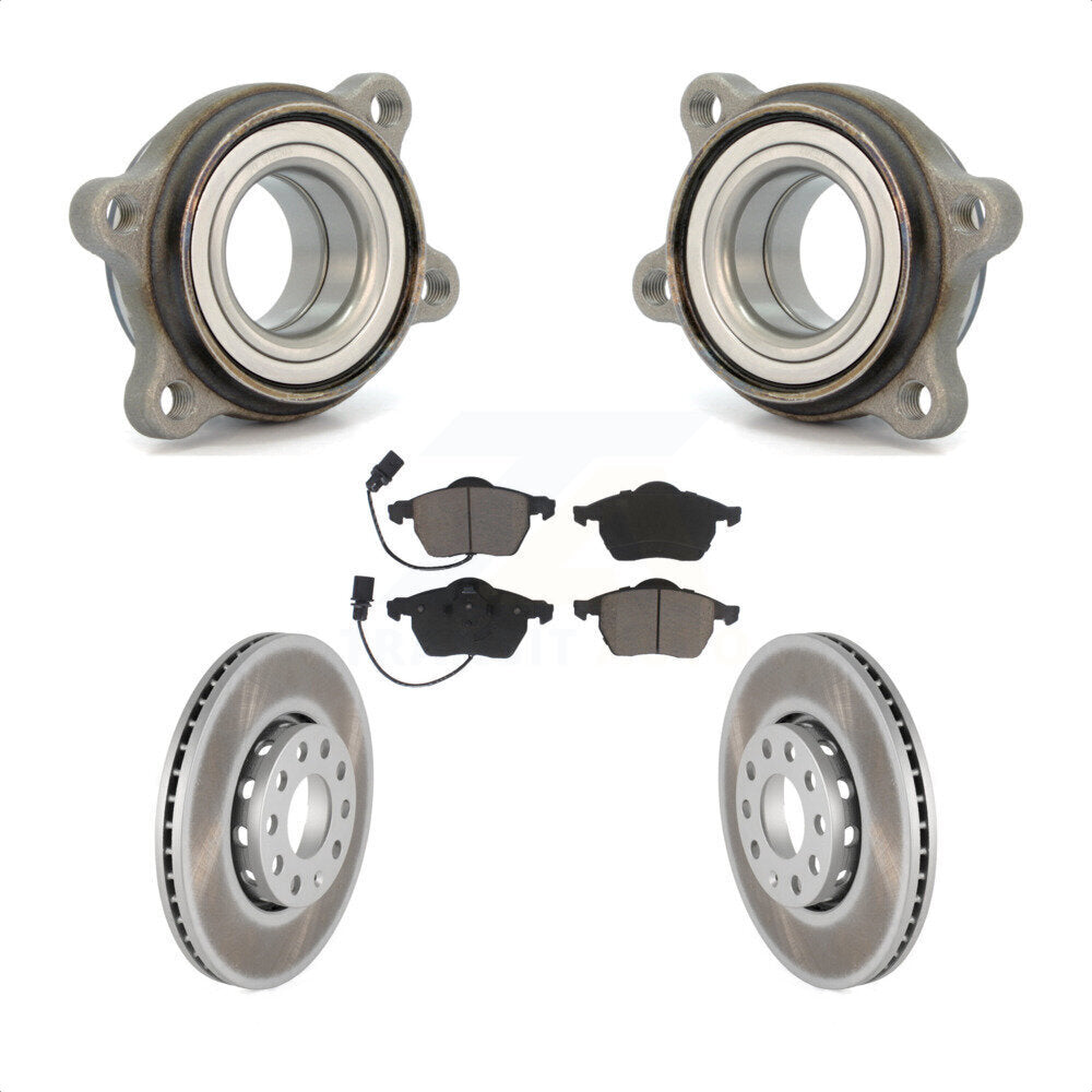 [Avant] Kit d'ensemble roulement de roue et moyeu pour Audi A4 Quattro A6 288mm Diameter Rotor KBB-121378 par Transit Auto