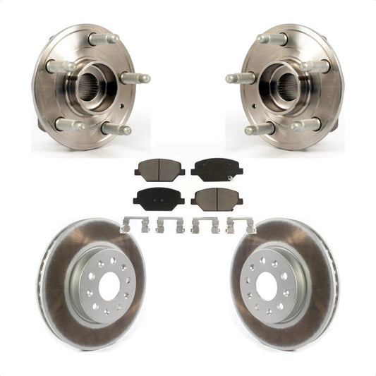 [Avant] Kit d'ensemble roulement de roue et moyeu pour 2016 Chevrolet Camaro LT avec 3.6L 2.0L sans Brembo Calipers KBB-121482 par Transit Auto