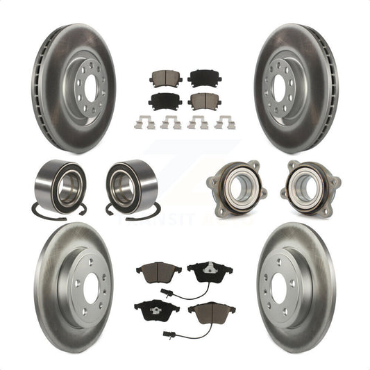 [Avant + Arrière] Kit d'ensemble roulement de roue et moyeu pour Audi A4 Quattro KBB-121572 par Transit Auto
