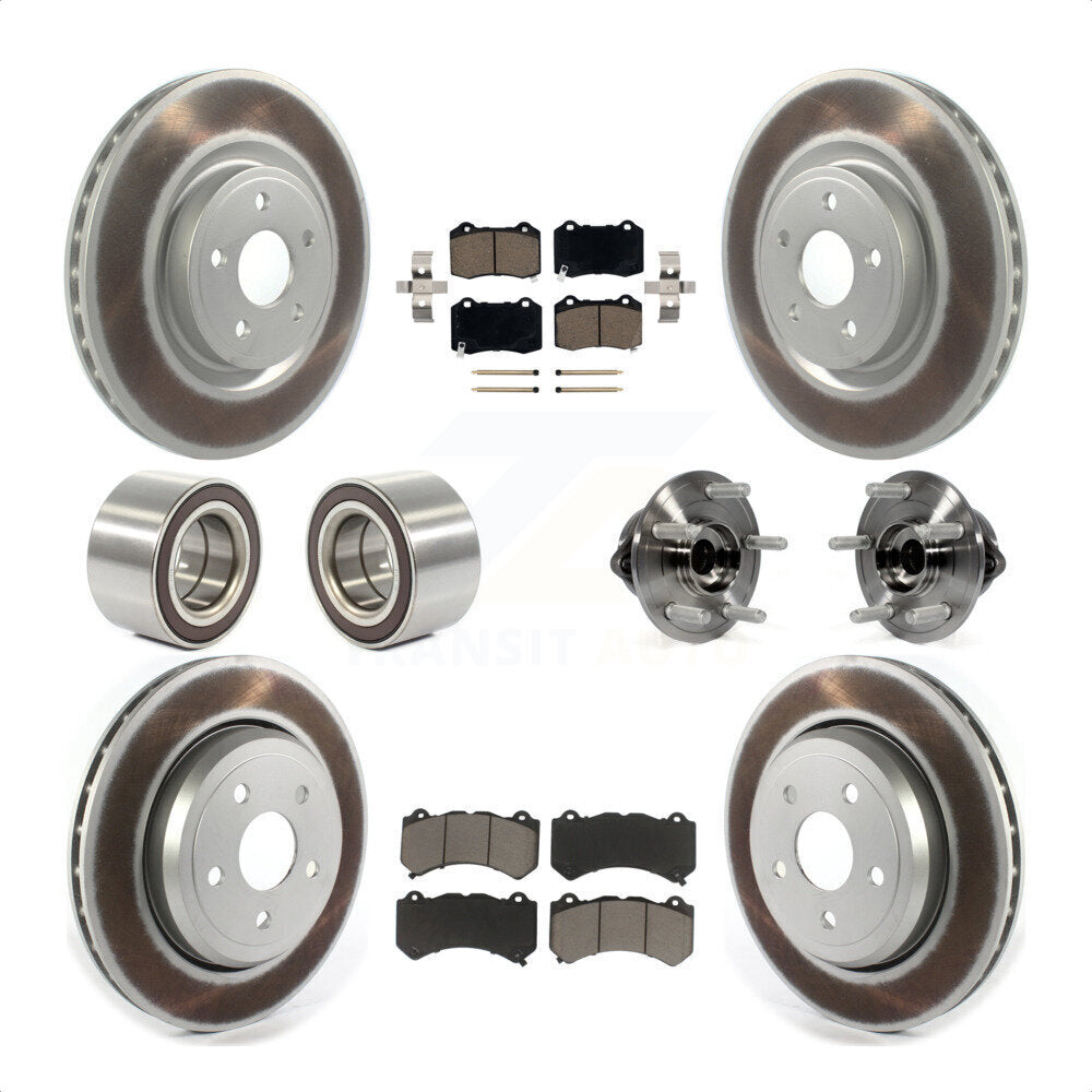 [Avant + Arrière] Kit d'ensemble roulement de roue et moyeu pour Jeep Grand Cherokee Dodge Durango KBB-121602 par Transit Auto