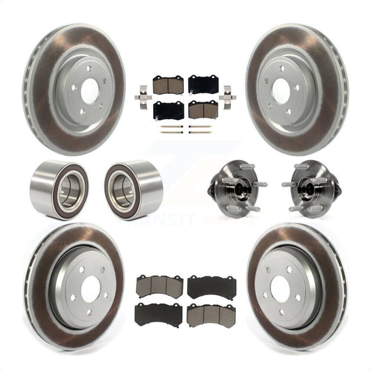 [Avant + Arrière] Kit d'ensemble roulement de roue et moyeu pour Jeep Grand Cherokee Dodge Durango KBB-121602 par Transit Auto