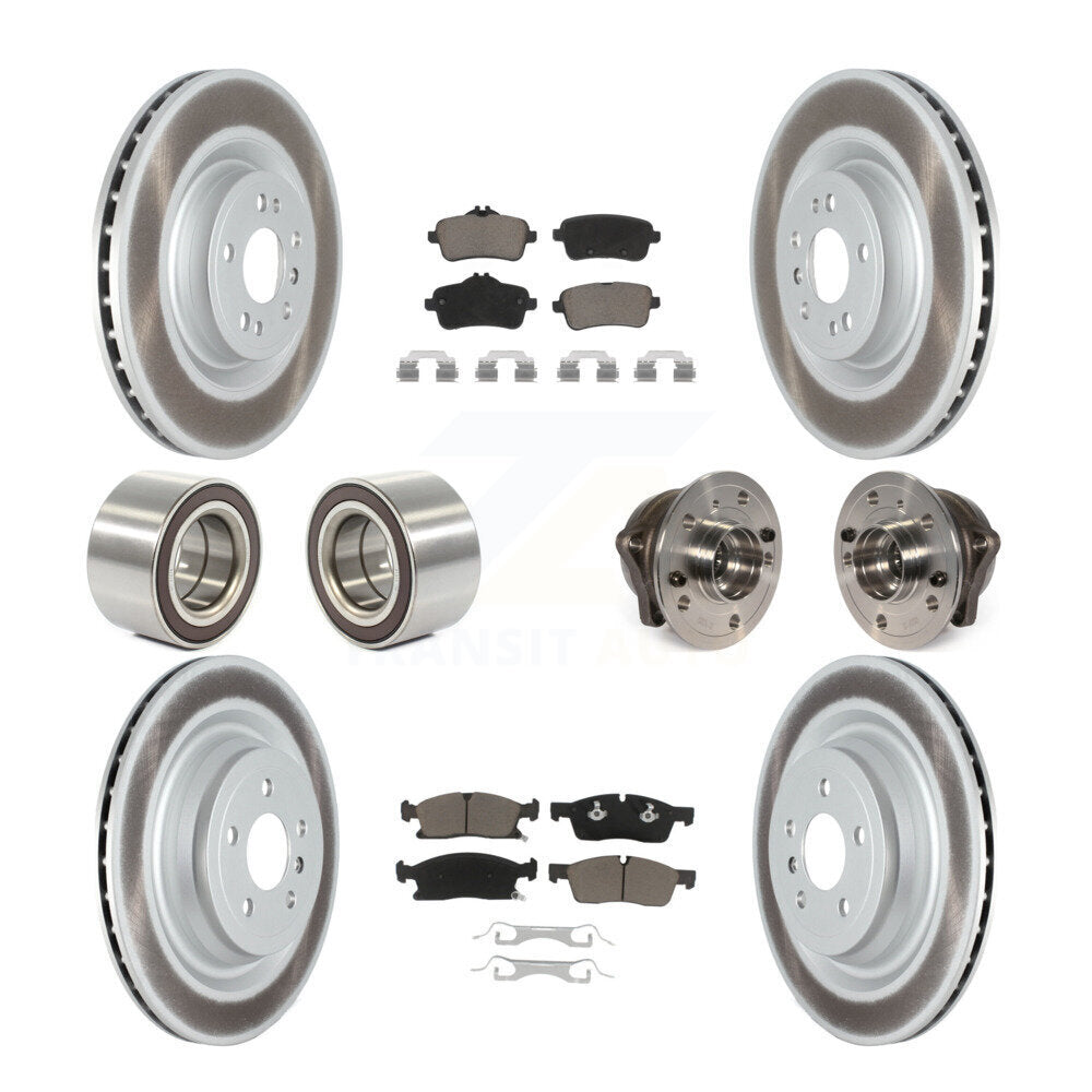 [Avant + Arrière] Kit d'ensemble roulement de roue et moyeu pour Mercedes-Benz GL450 GL350 ML400 KBB-121603