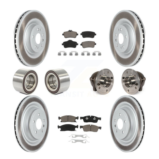 [Avant + Arrière] Kit d'ensemble roulement de roue et moyeu pour Mercedes-Benz GL450 GL350 ML400 KBB-121603