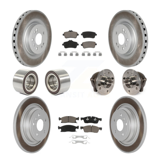 [Avant + Arrière] Kit d'ensemble roulement de roue et moyeu pour Mercedes-Benz ML350 GLE350 ML250 GLE300d KBB-121604