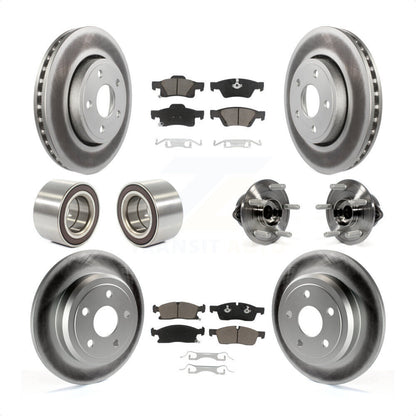 [Avant + Arrière] Kit d'ensemble roulement de roue et moyeu pour Dodge Durango KBB-121605 par Transit Auto