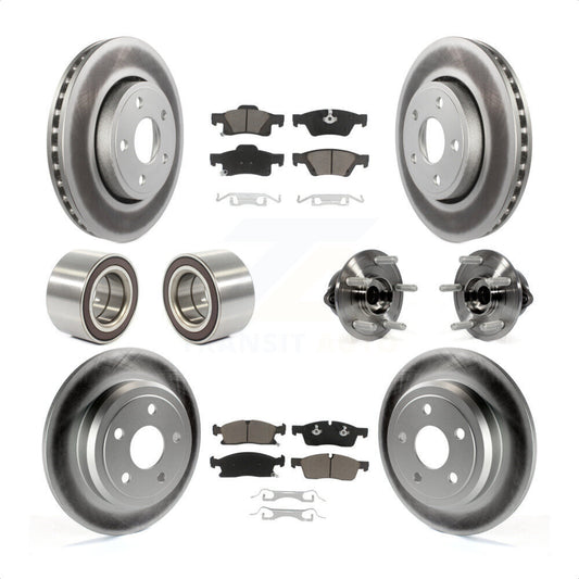 [Avant + Arrière] Kit d'ensemble roulement de roue et moyeu pour Dodge Durango KBB-121605 par Transit Auto